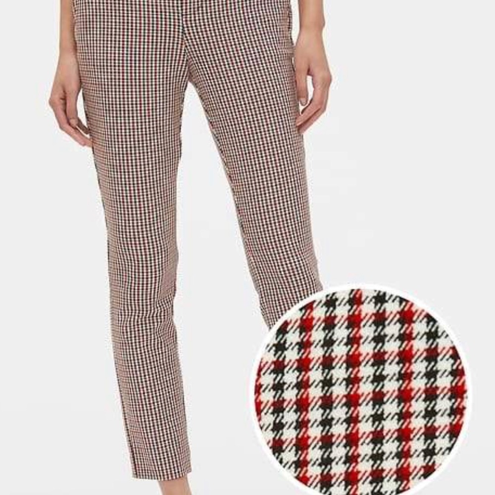 GAP plaid skinny ankle pants. Like new condition!